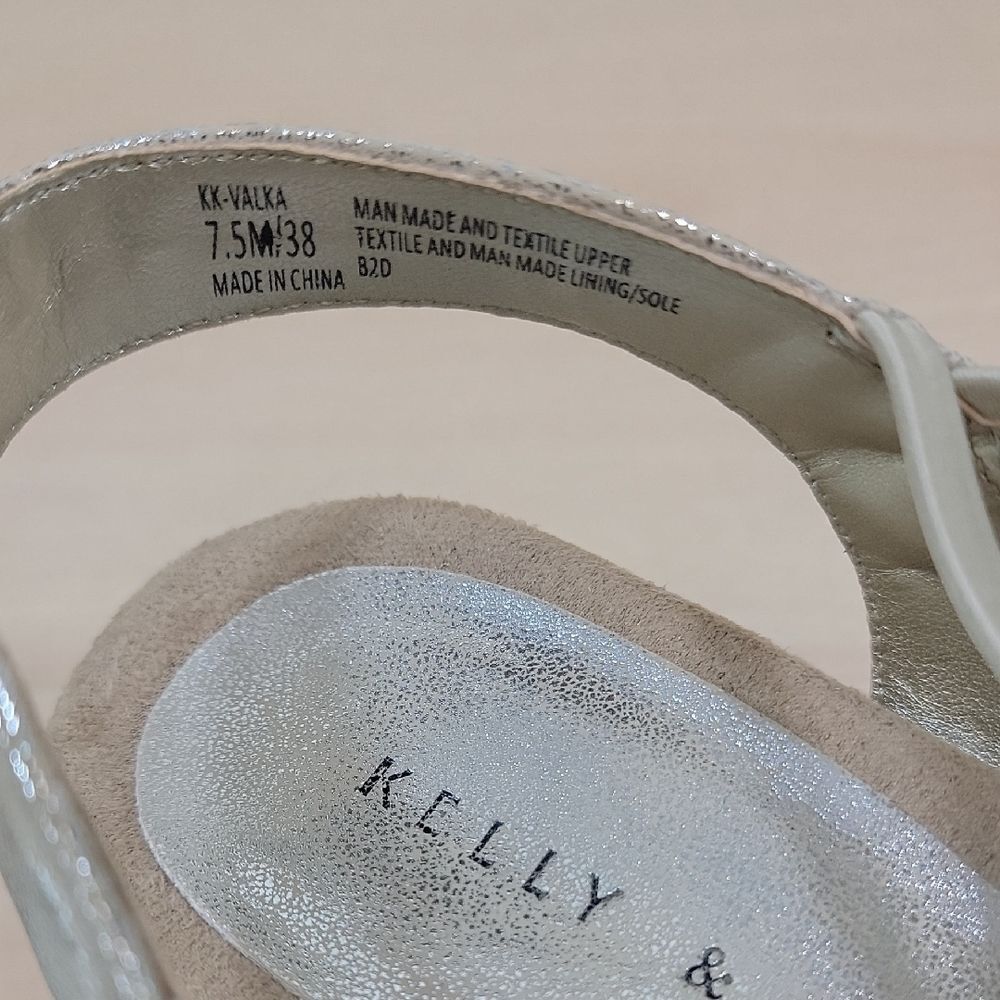 Kelly & Katie Valka Silver Rhinestone Strappy Gladiator Sandal - Picture 2 of 12